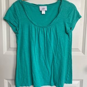 Loft XS Teal t-shirt blouse